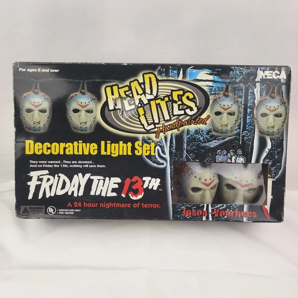 Jason Voorhees Friday The 13th Porch Party‎ String Lights Halloween Crystal Lake